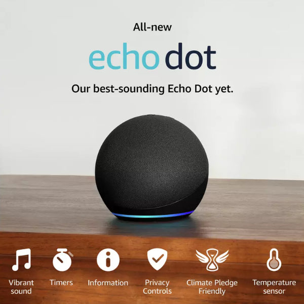 Amazon Echo Dot 5th Gen Smart Speaker With Alexa - Deep Sea Blue