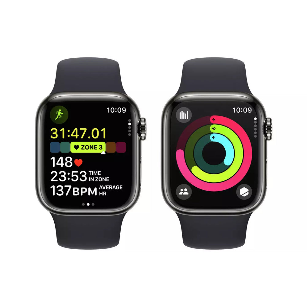 Apple Watch Series 9 GPS Cell 41mm Midnight Alu Case/Midnight Sport Band M/L