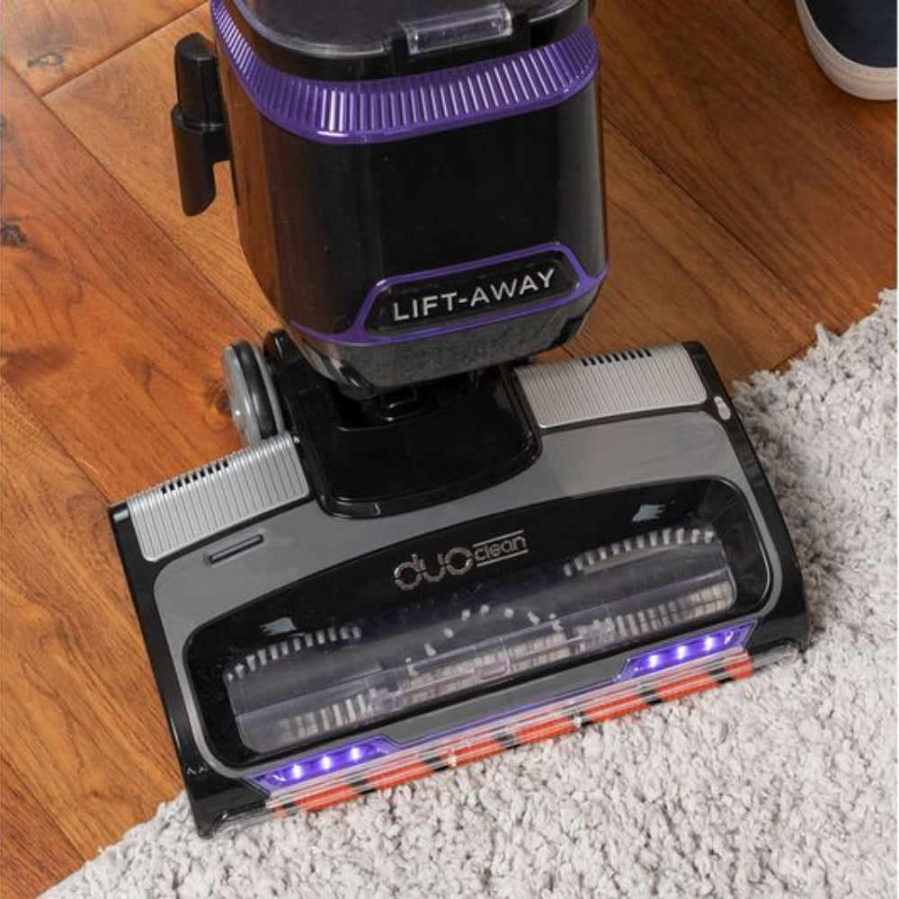 SHARK DuoClean Lift-Away Upright Bagless Vacuum Cleaner NV702UK - Grey & Purple