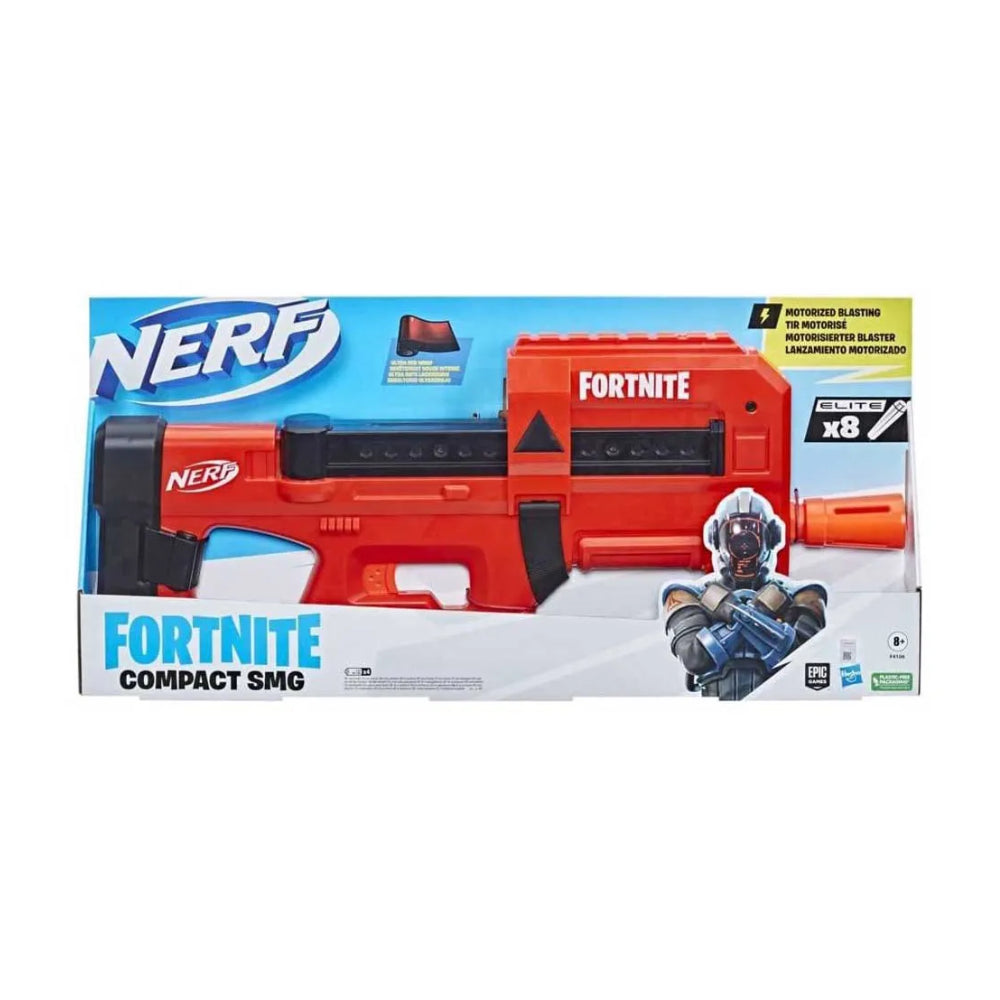 NERF Fortnite Compact SMG Motorized Dart Blaster