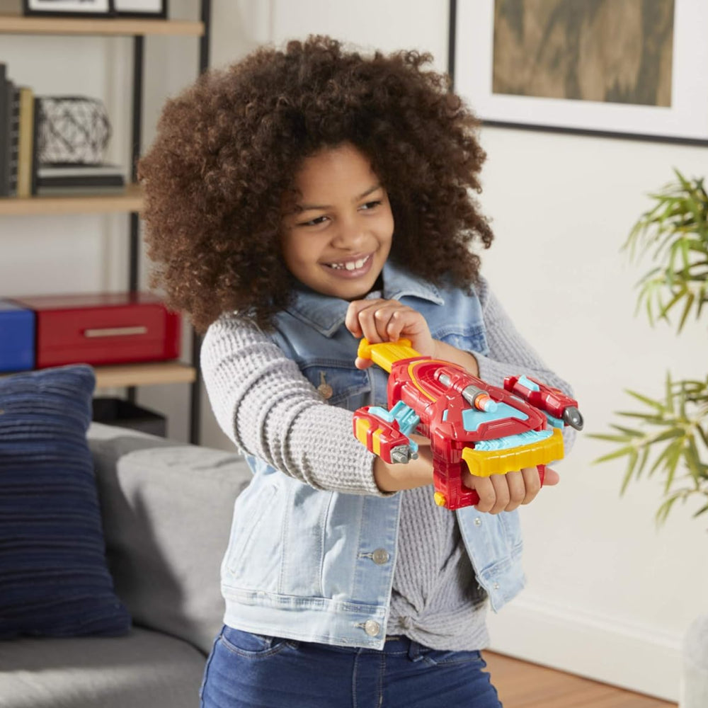 NERF Marvel Avengers Mech Strike Iron Man Strikeshot Gauntlet