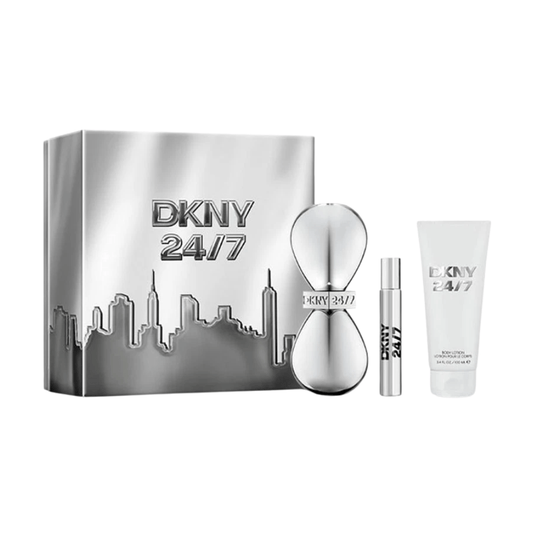 DKNY 24/7 Eau de Parfum Women's Perfume Gift Set (100ml + 100ml Body Lotion + 15ml)