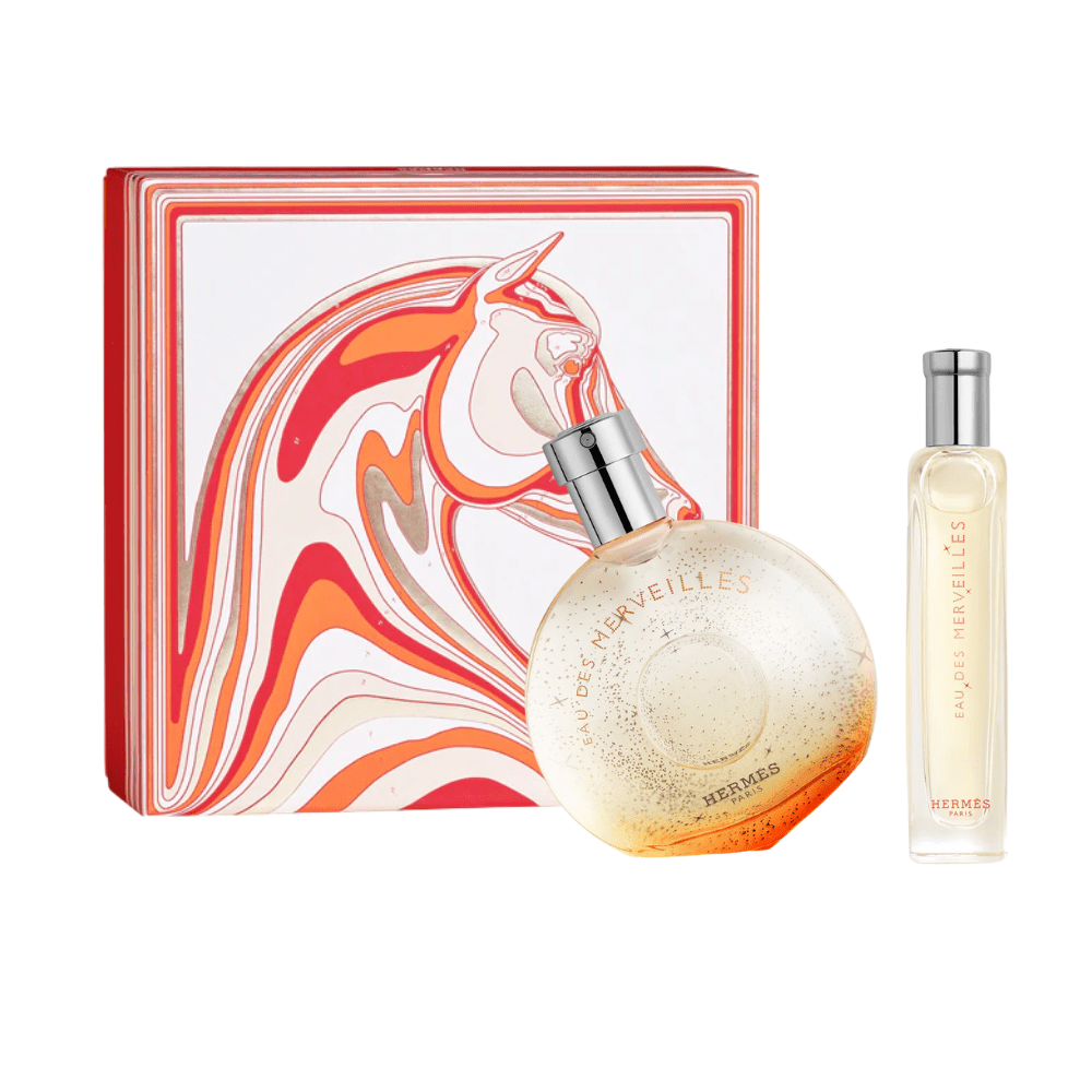 Hermes Eau Des Merveilles Women's Perfume Gift Set (50ml EDT + 15ml EDT)