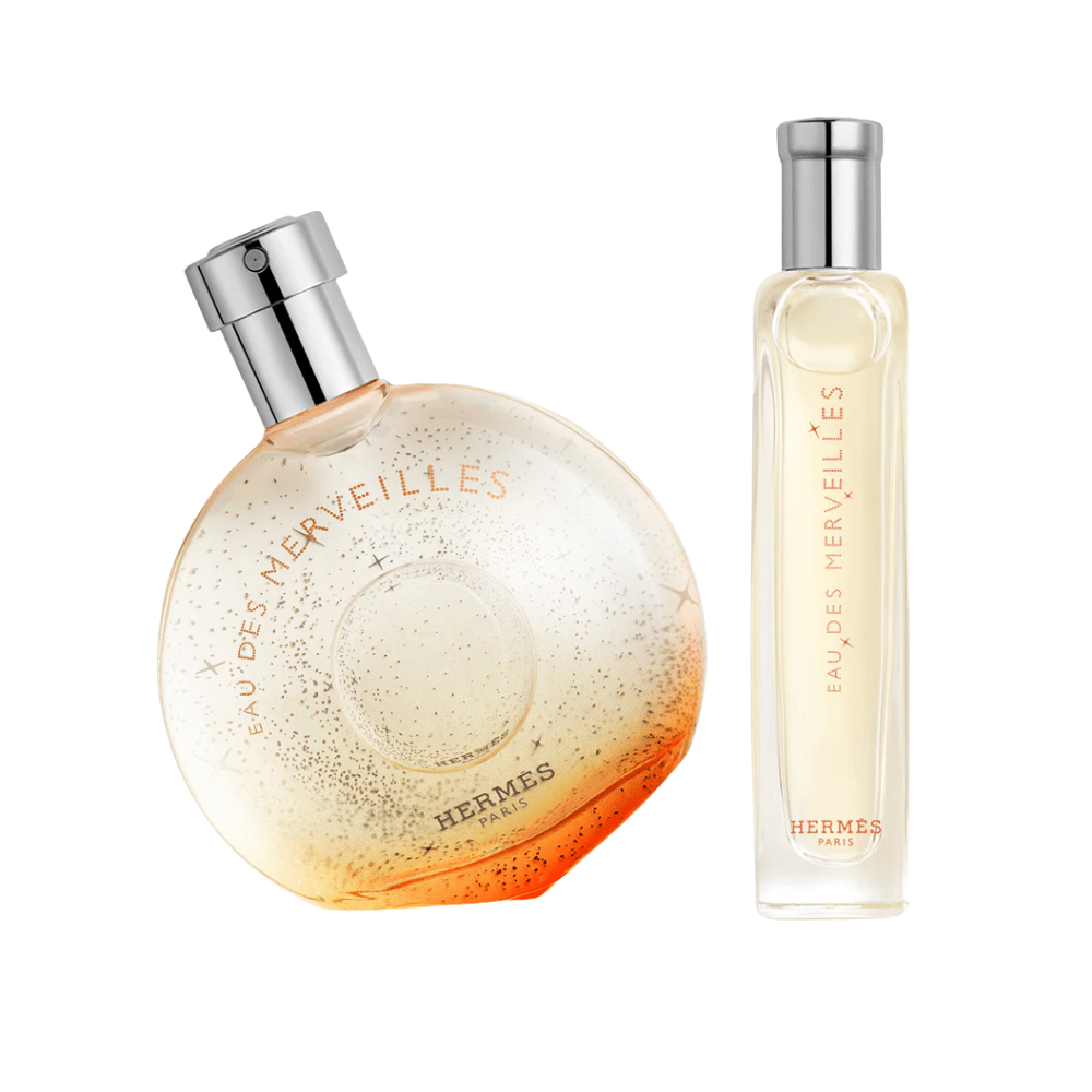 Hermes Eau Des Merveilles Women's Perfume Gift Set (50ml EDT + 15ml EDT)
