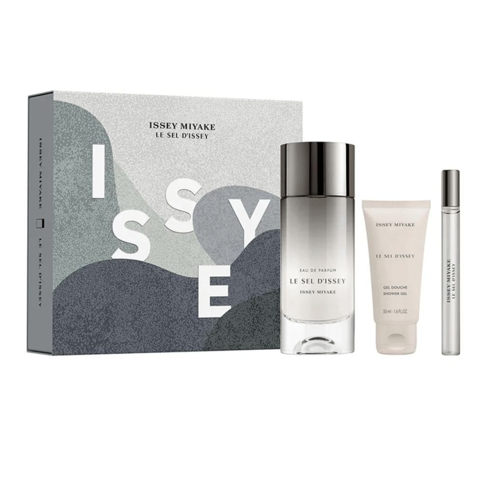Issey Miyake Le Sel D'Issey Eau de Parfum Men's Aftershave Gift Set (100ml + 50ml Shower Gel + 10ml)