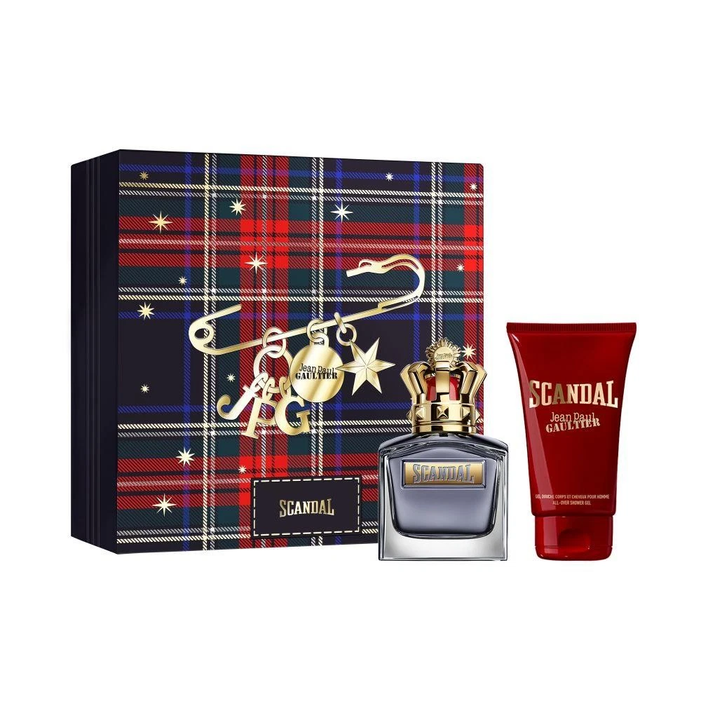 Jean Paul Gaultier Scandal Pour Homme Eau de Toilette Men's Aftershave Gift Set Spray (100ml) with 75ml Shower Gel