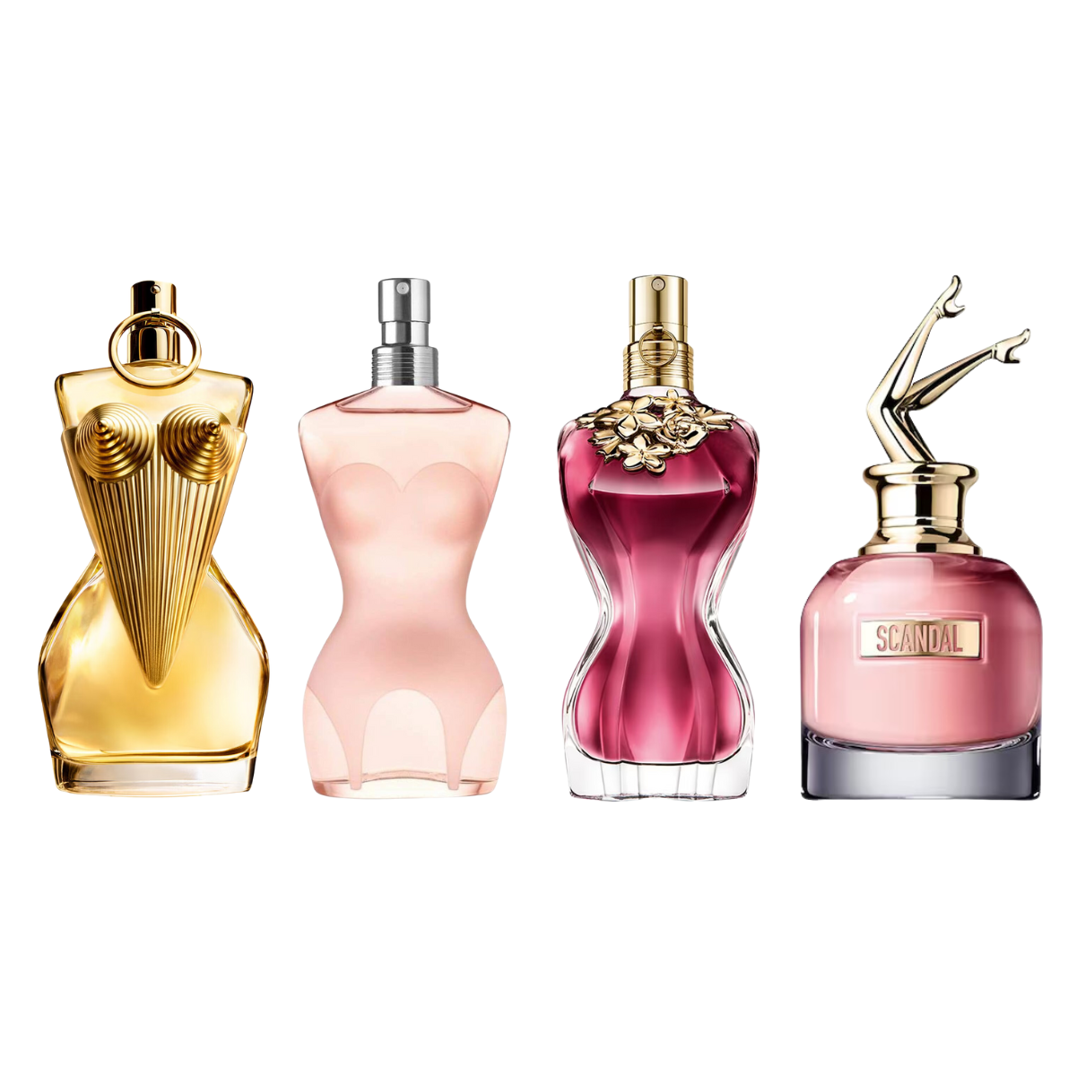 Jean Paul Gaultier Miniatures Eau De Parfum Women's Gift Set 4 x 6ml (La Belle + Scandal + Classique + Divine)