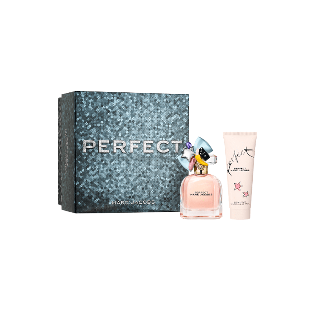 Marc Jacobs Perfect Eau de Parfum Women's Perfume Gift Set Spray (50ml) with Body Lotion