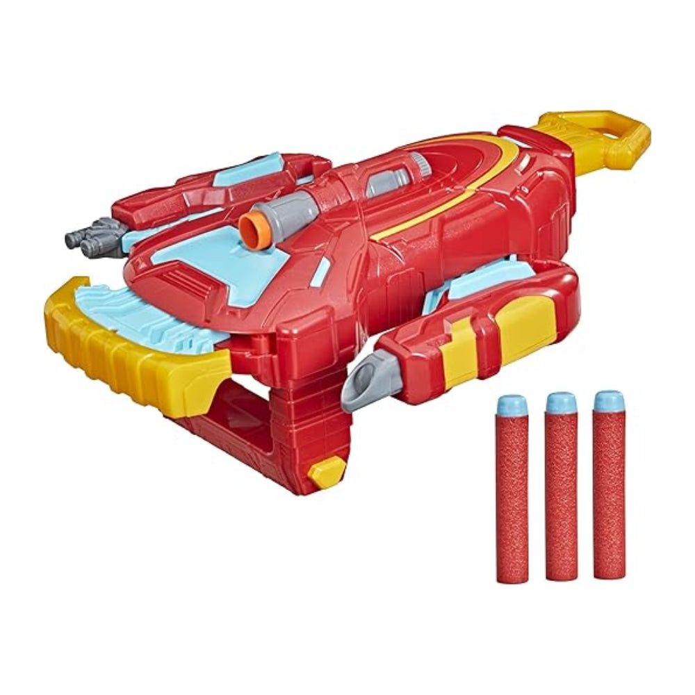 NERF Marvel Avengers Mech Strike Iron Man Strikeshot Gauntlet