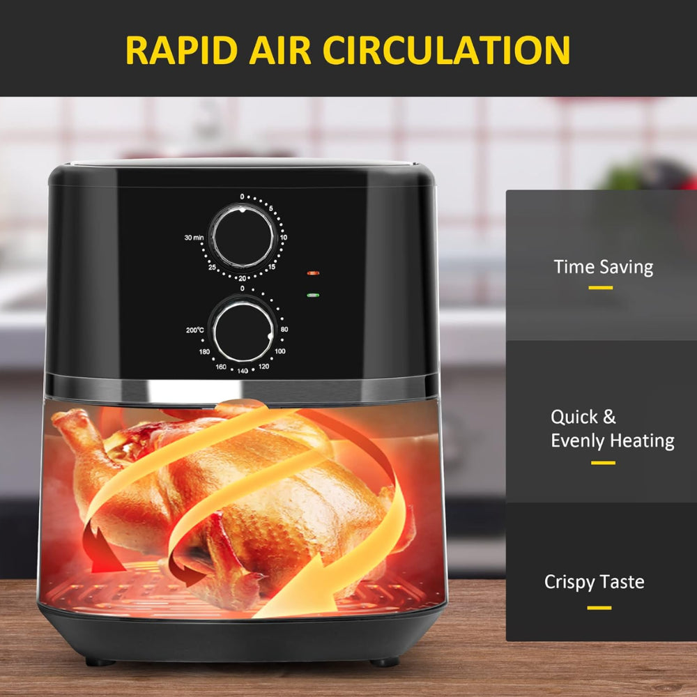 Homcom 4.5L Air Fryer with Rapid Air Circulation ( 800-122V70)