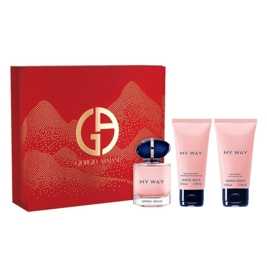 Armani My Way Women's Gift Set (50ml EDP + 50ml Shower Gel + 50ml Body Lotion)