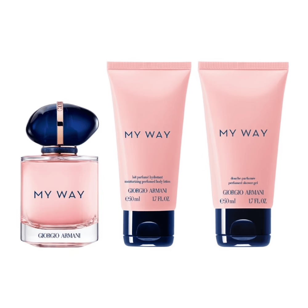 Armani My Way Women's Gift Set (50ml EDP + 50ml Shower Gel + 50ml Body Lotion)