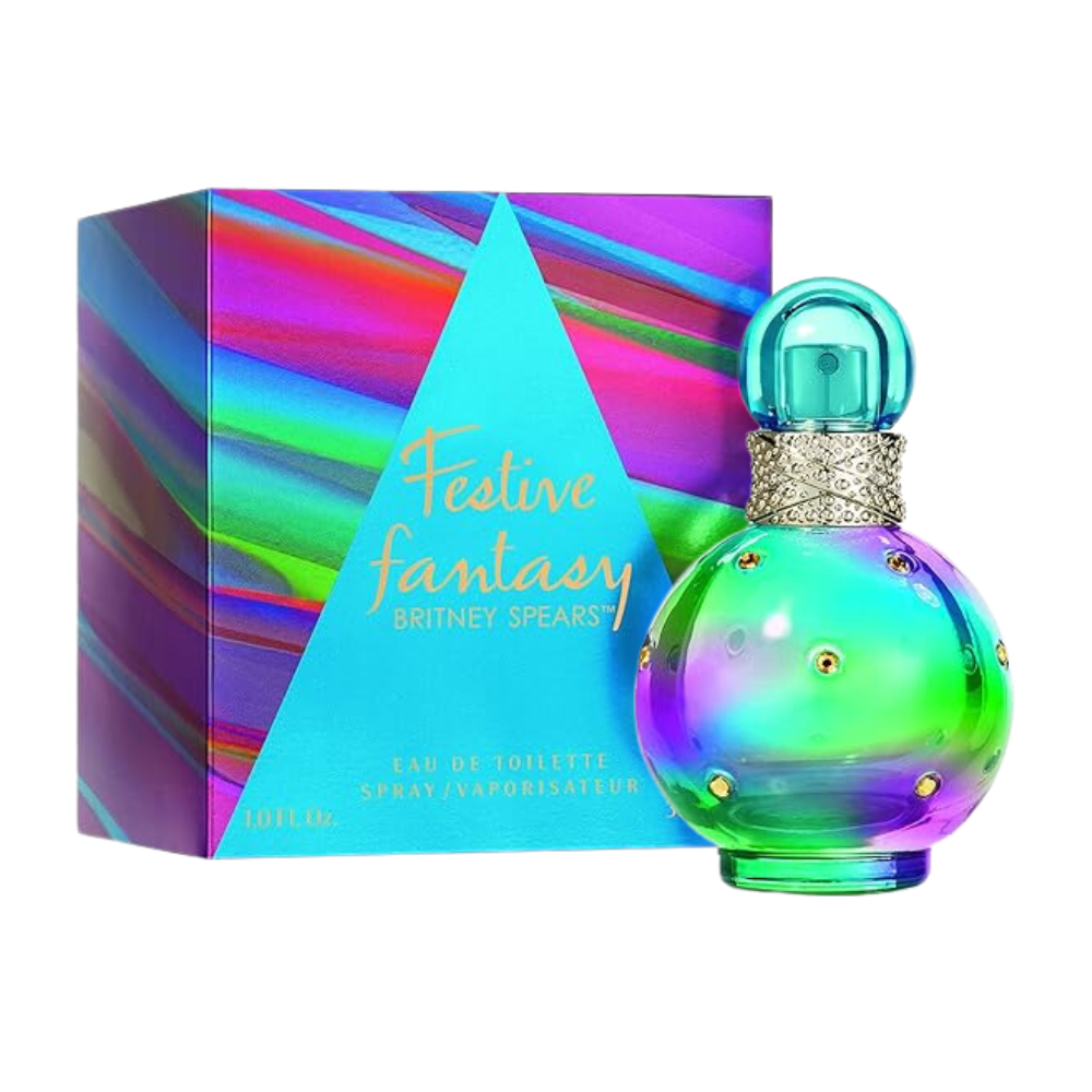 Britney Spears Festive Fantasy Eau De Toilette Women's Perfume Spray (100ml)