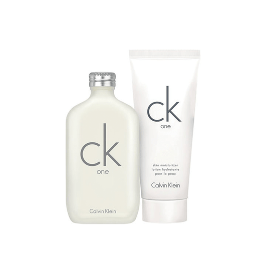 Calvin Klein CK One Eau de Toilette Unisex Perfume Gift Set Spray (100ml) with Body Wash