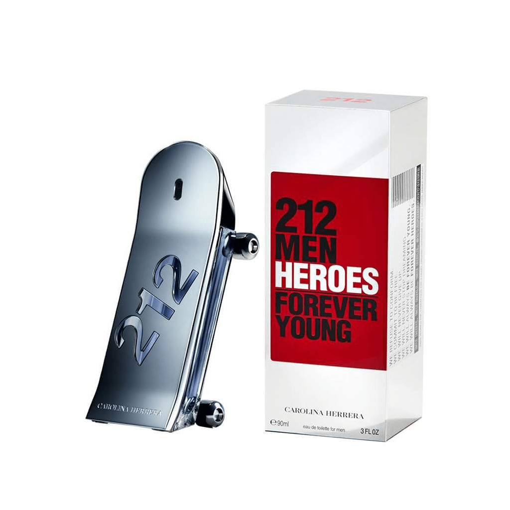 Carolina Herrera 212 Men Heroes Forever Young Eau de Toilette Spray (50ml, 90ml, 150ml)