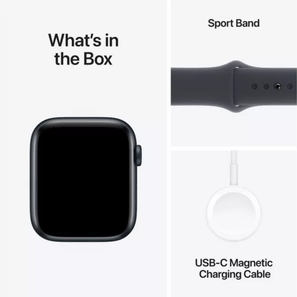 Apple Watch SE 44mm Alu Case/Midnight Sport Band - M/L