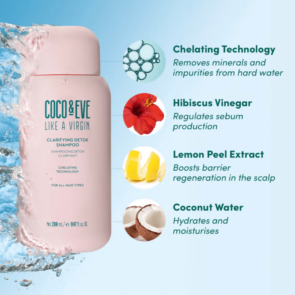 Coco & Eve Like A Virgin Clarifying Detox Shampoo (280ml)