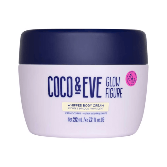 Coco & Eve Glow Figure Whipped Body Cream Lychee & Dragon Fruit (212ml)