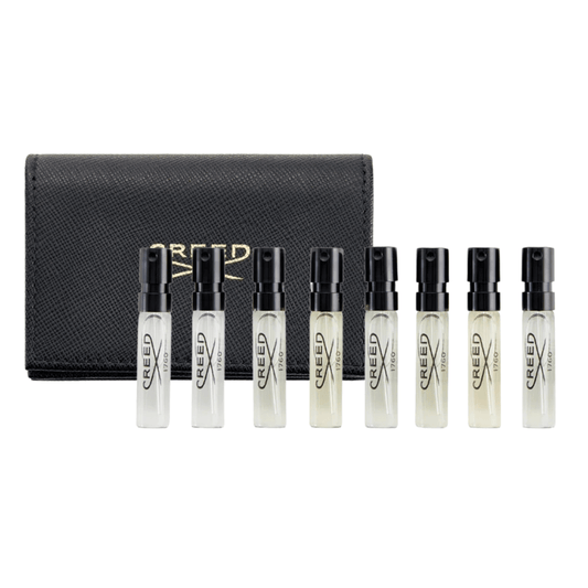 Creed Leather Sample Wallet Gift Set (8 x 1.7ml)