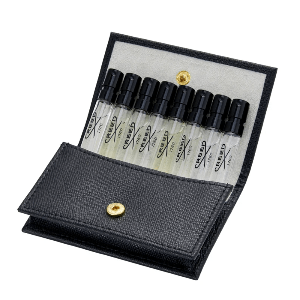Creed Leather Sample Wallet Gift Set (8 x 1.7ml)