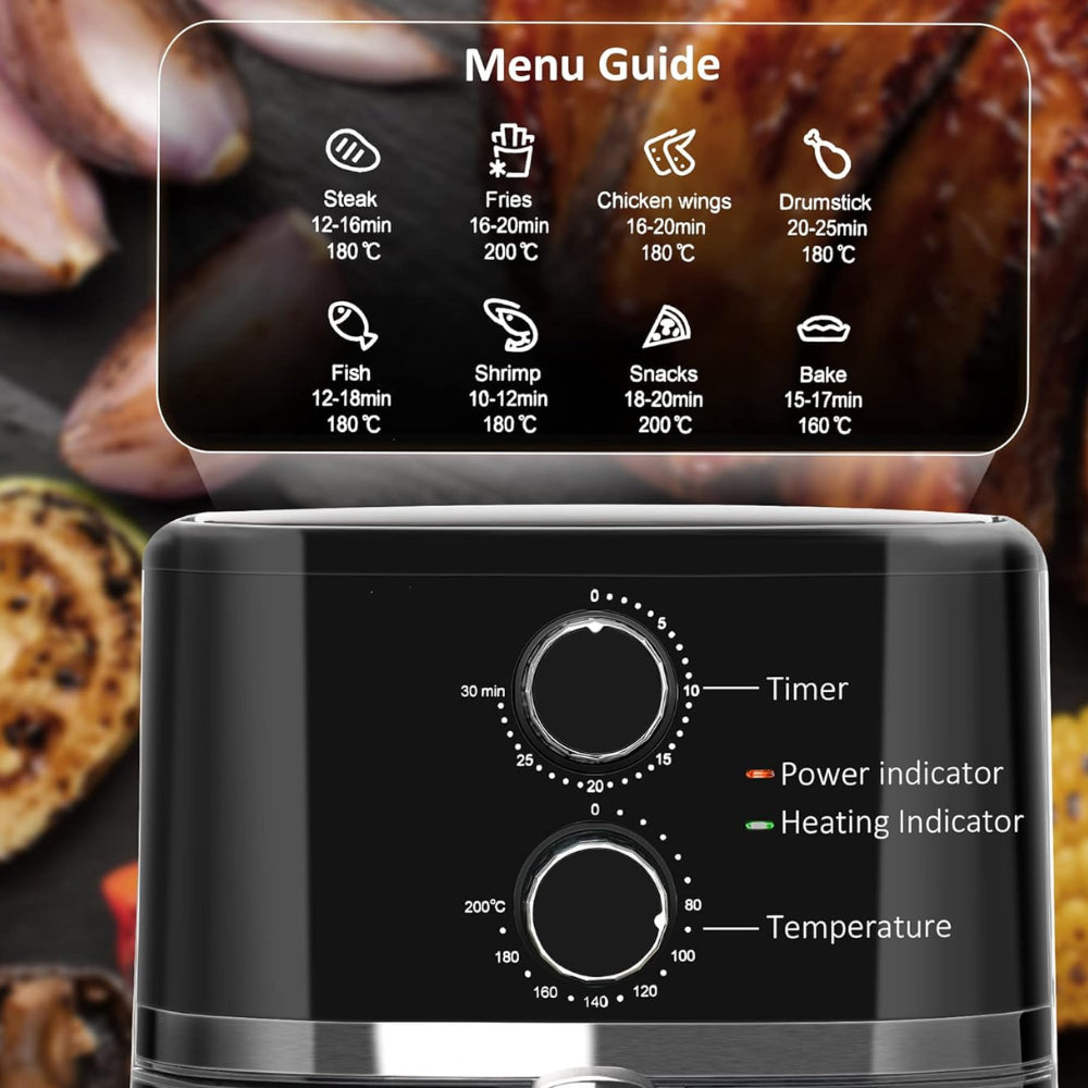 Homcom 4.5L Air Fryer with Rapid Air Circulation ( 800-122V70)
