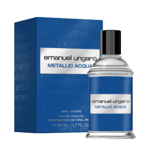 Emanuel Ungaro Metallic Acqua Men Eau de Toilette Men's Aftershave Spray (50ml)