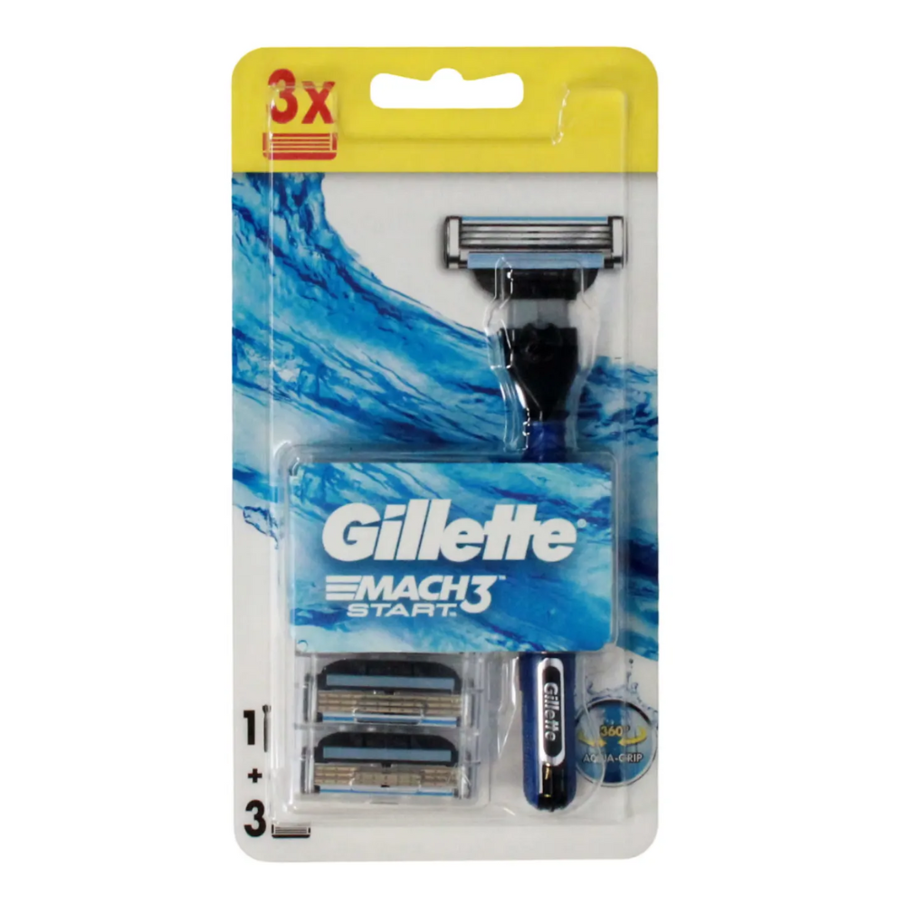 Gillette Mach3 Start Razor 3Up