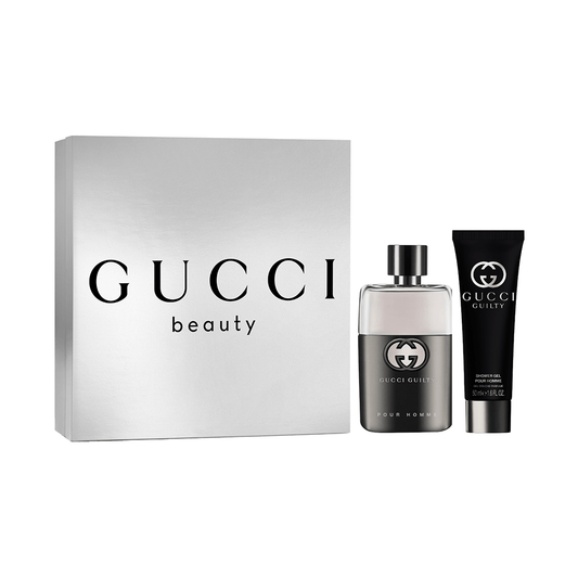 Gucci Guilty Pour Homme Aftershave Eau de Parfum Spray Gift Set (50ml) with 50ml Shower Gel