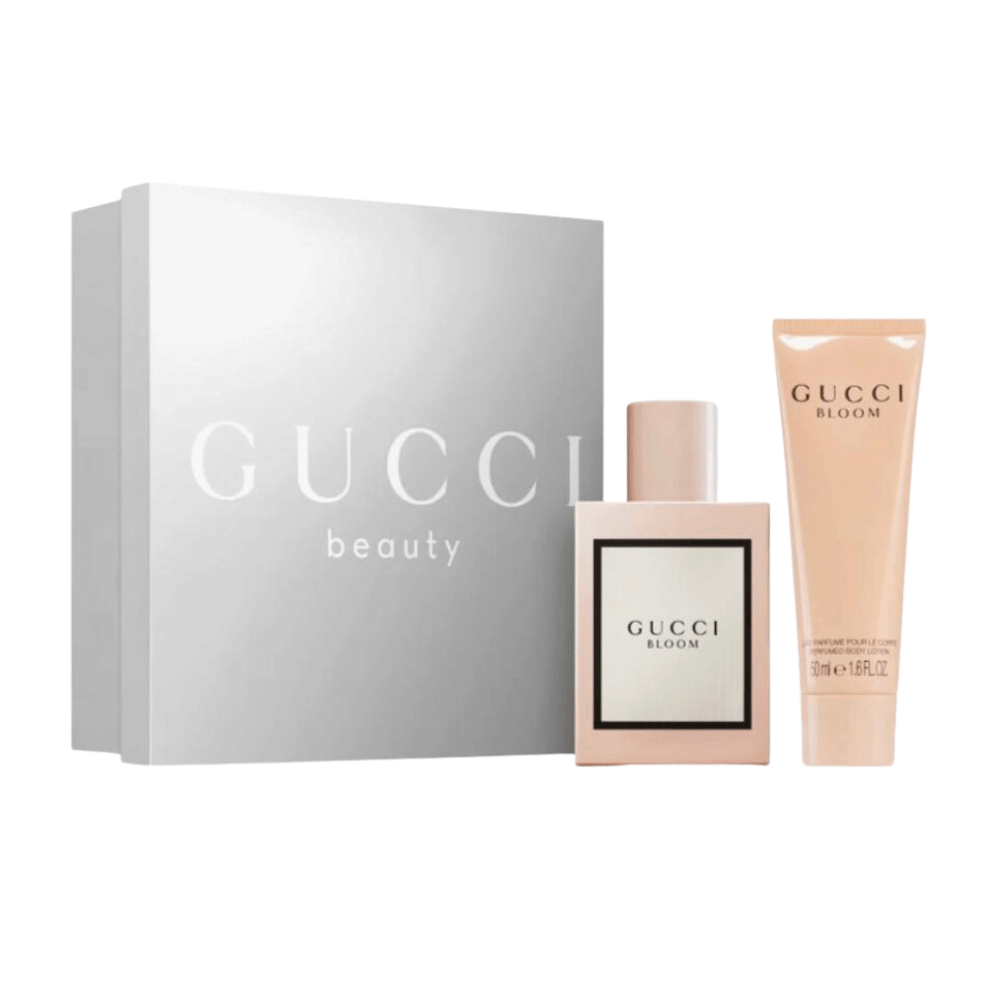 Gucci Bloom Eau de Parfum Women's Gift Set Spray (50ml) with 50ml Body Lotion