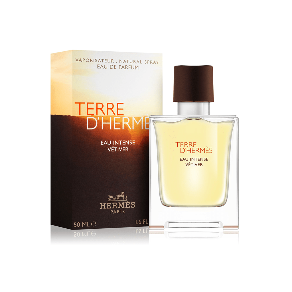Hermes Terre d'Hermes Eau Intense Vetiver Eau de Parfum Men's Aftershave Spray (15ml, 50ml, 100ml, 200ml)