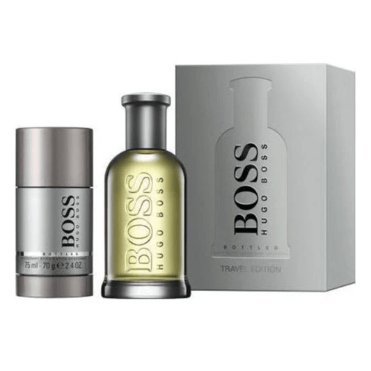 Hugo Boss Bottled Eau De Toilette Men's Aftershave Gift Set (100ml EDT + 75ml Deodorant Stick)