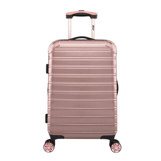 iFLY Fibertech Premium Hard Shell Travel Suitcase Cabin Bag (Rose Gold)