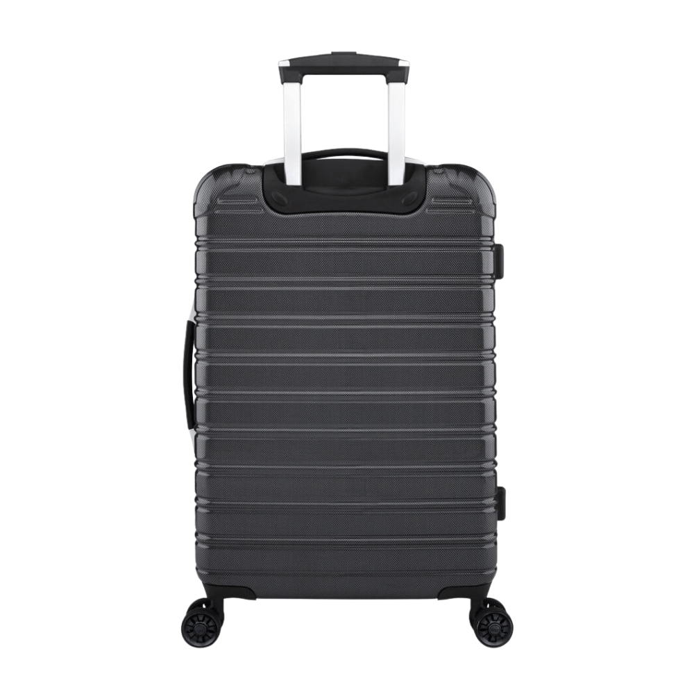 iFLY Fibertech Premium Hard Shell Travel Suitcase Large (Jet Black)
