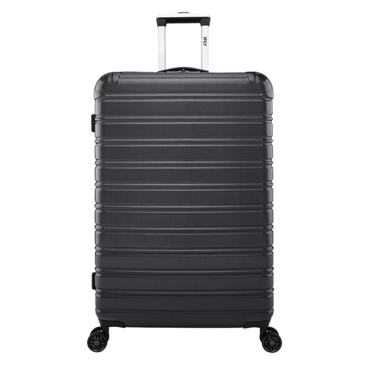 iFLY Fibertech Premium Hard Shell Travel Suitcase Large (Jet Black)