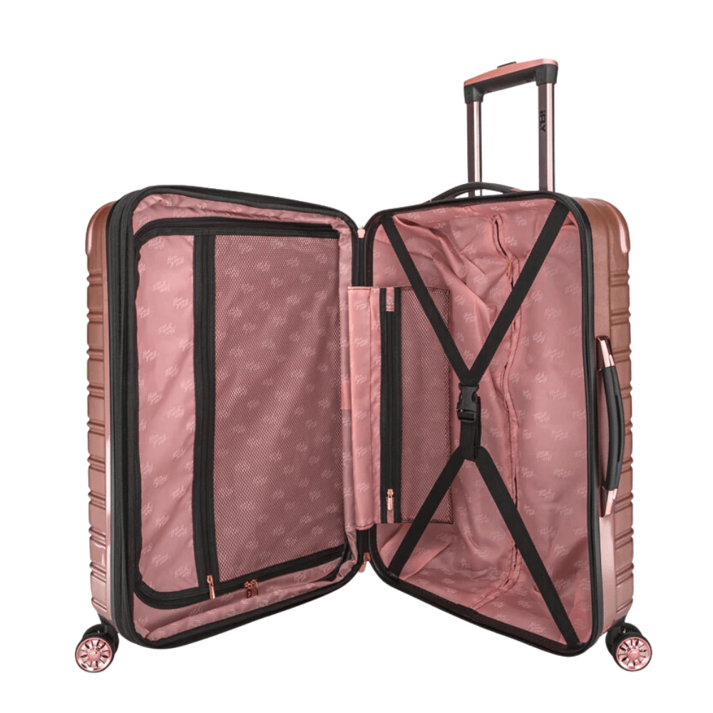 iFLY Fibertech Premium Hard Shell Travel Suitcase Large (Rose Gold)