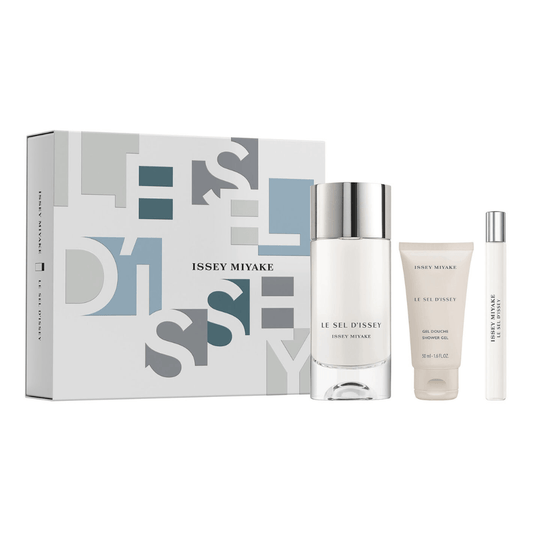 Issey Miyake Le Sel D'Issey Eau de Toilette Men's Aftershave Gift Set (100ml + 50ml Shower Gel + 10ml)
