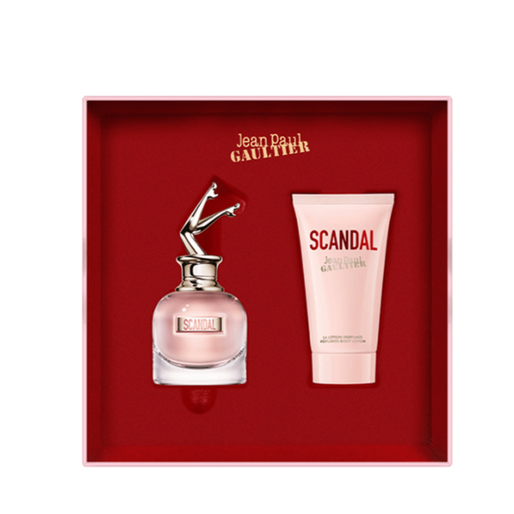 Jean Paul Gaultier Scandal Eau de Parfum Women's Perfume Gift Set Spray (50ml) with Body Lotion