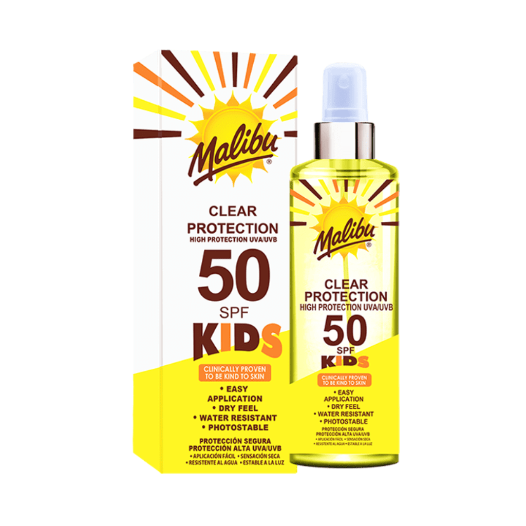 Malibu Kids Clear Protection Spray (250ml) (SPF50)