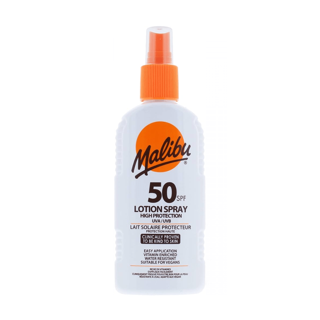 Malibu Sun Lotion Spray (200ml) (SPF15, SPF50)