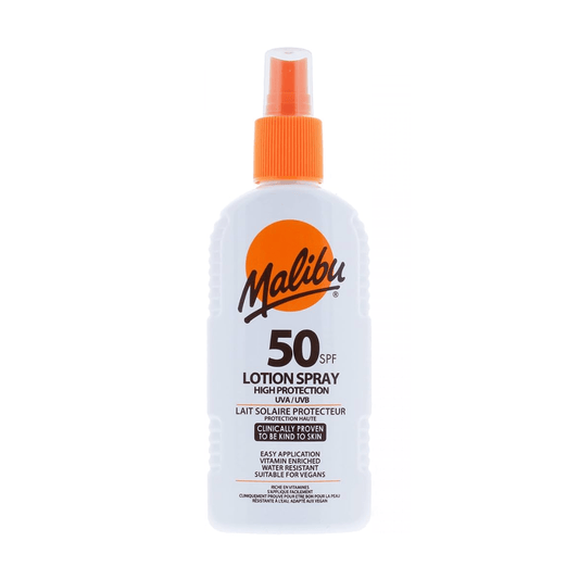 Malibu Sun Lotion Spray (200ml) (SPF15, SPF50)