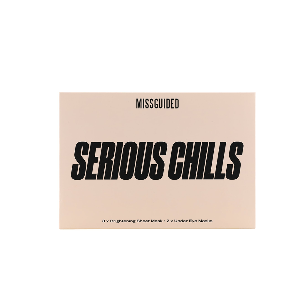 Missguided Serious Chills Face Pamper Gift Set (Sheet Masks x3 + Under Eye Masks x2)