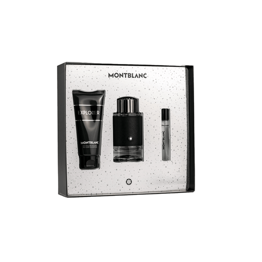 Montblanc Explorer Gift Set Eau de Parfum Men's Aftershave Gift Set Spray (100ml) with 100ml Shower Gel + 7.5ml EDP