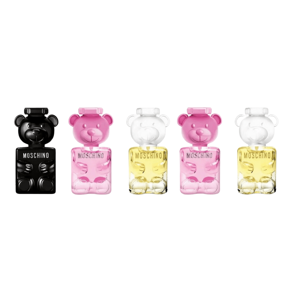 Moschino Toy His & Hers Miniature's Gift Set 5 x 5ml (Toy 2 EDP x2 + Toy Boy EDP x1 + Bubblegum EDT x2)