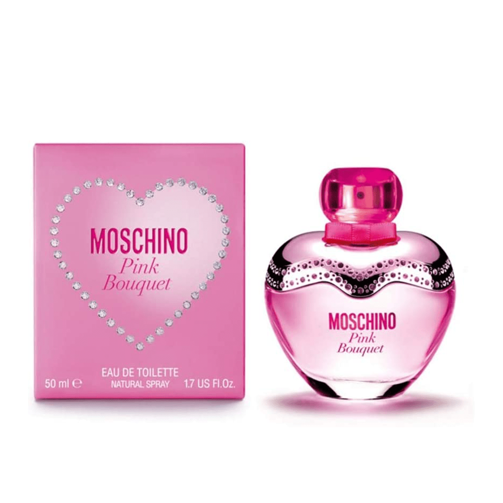 Moschino Pink Bouquet Eau de Toilette Women's Perfume Spray (50ml, 100ml)