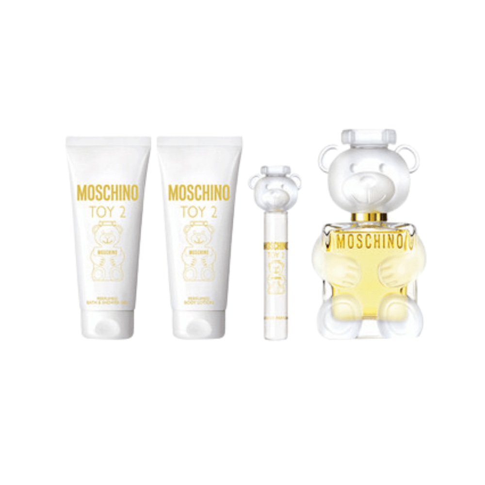 Moschino Toy 2 Eau de Parfum Women's Spray Gift Set (100ml) with Shower Gel, Body Lotion & 10ml EDP