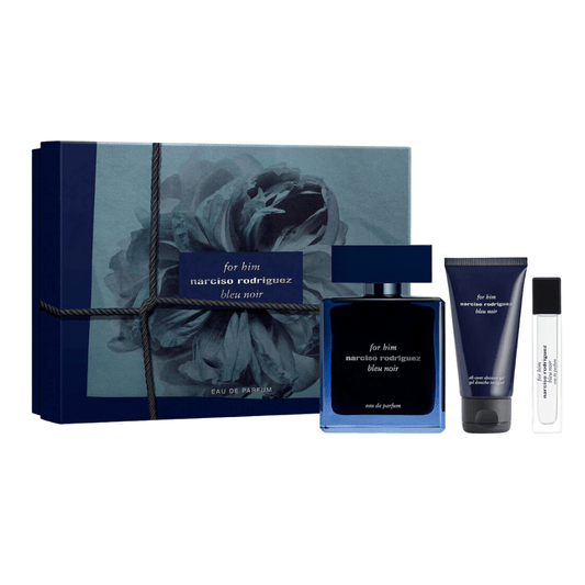 Narciso Rodriguez Bleu Noir Eau de Parfum Men's Aftershave Gift Set (100ml EDP + 50ml Shower Gel + 10ml EDP)