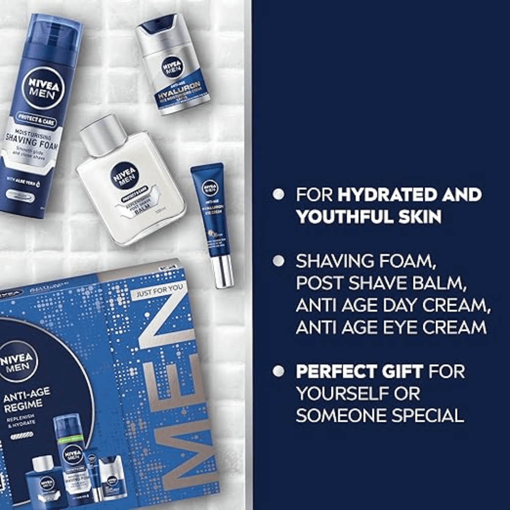 Nivea Men Anti Age Regime 4pc Gift Set