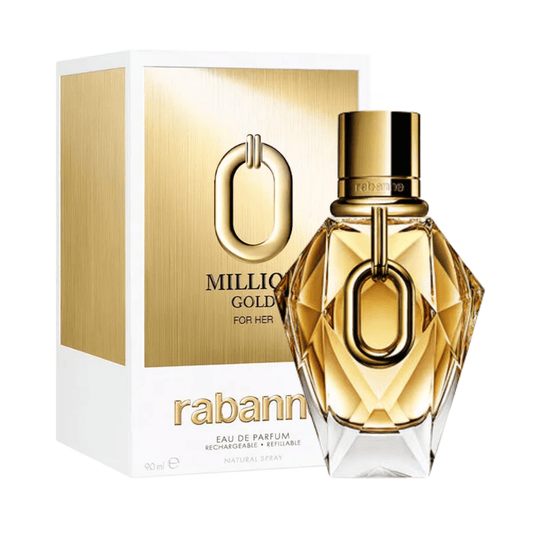 Paco Rabanne Million Gold For Her Eau De Parfum Women's Perfume Refillable Spray (50ml, 90ml)