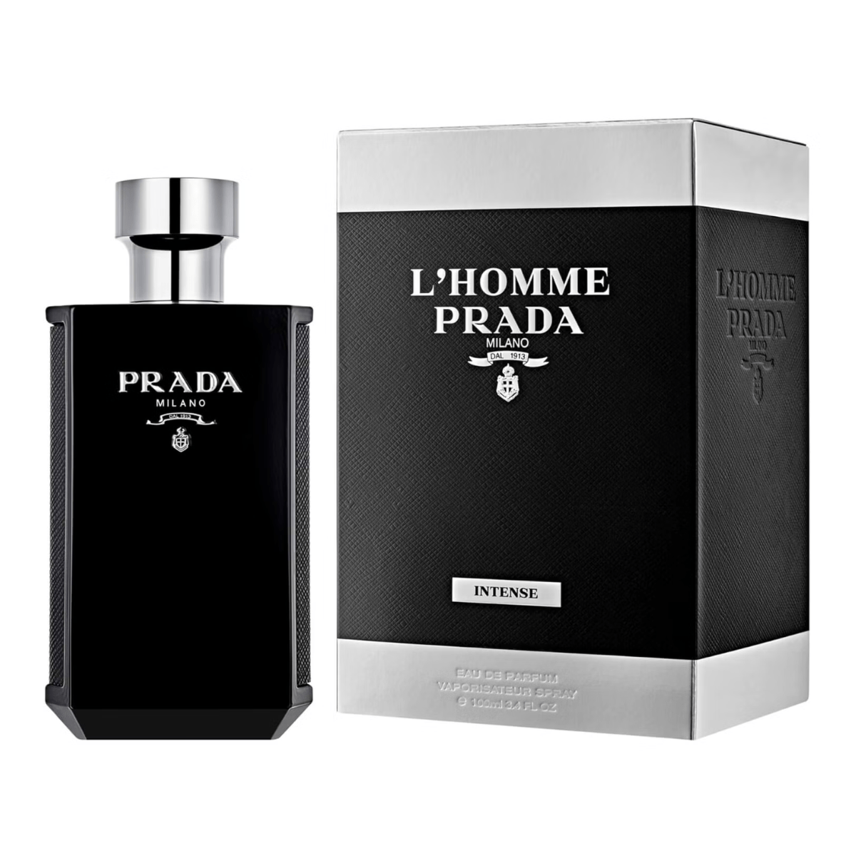 Prada L'Homme Intense Eau De Parfum Men's Aftershave Spray (100ml)