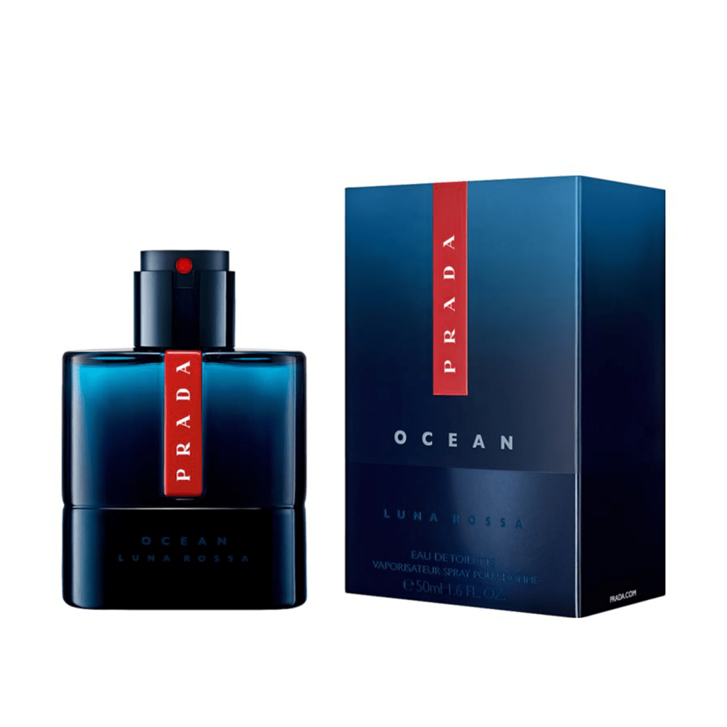 Prada Luna Rossa Ocean Eau de Toilette Mens Aftershave Spray (50ml, 100ml)